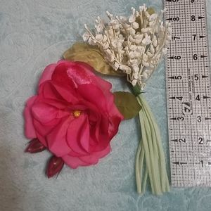 Vintage/ antique silk flowers for hats or lapels